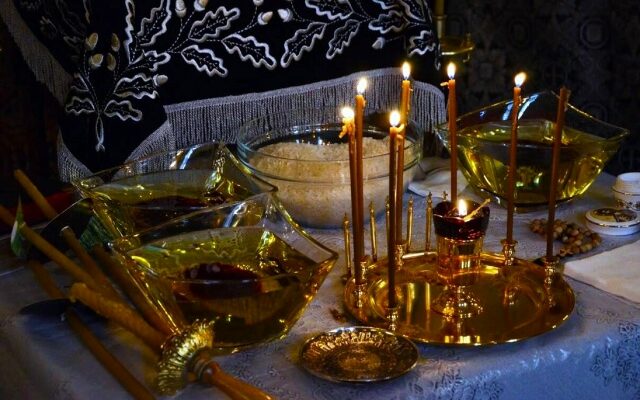 Совершение Чина Соборования.